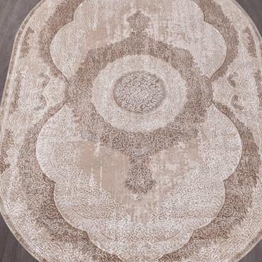 Ковер 03880B - BROWN / BROWN - Овал ARMINA