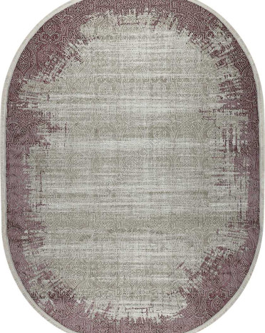 Ковер турецкий 36949A Sanat Viscon (полиэстер хит сет, бежевый, фиолетовый)