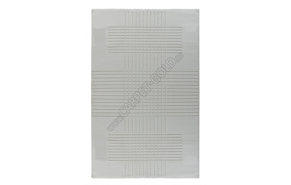Рельефный турецкий ковер Sofia 0E389A WHITE