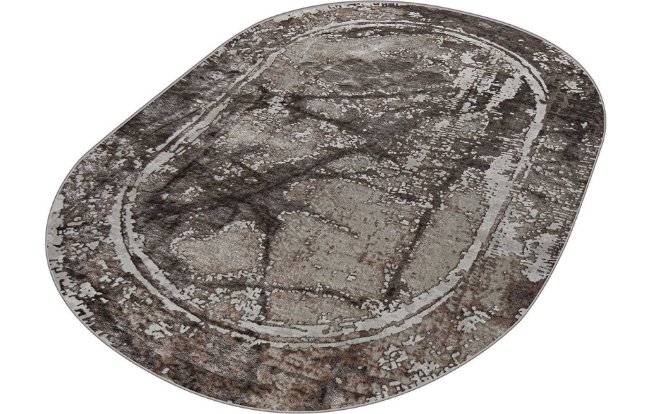 38557A OVAL BROWN FLS / BEIGE FL Eliza