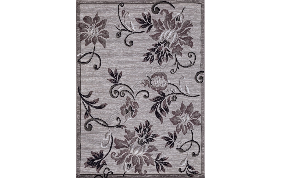 Ковер d353 - GRAY - Прямоугольник - коллекция SILVER