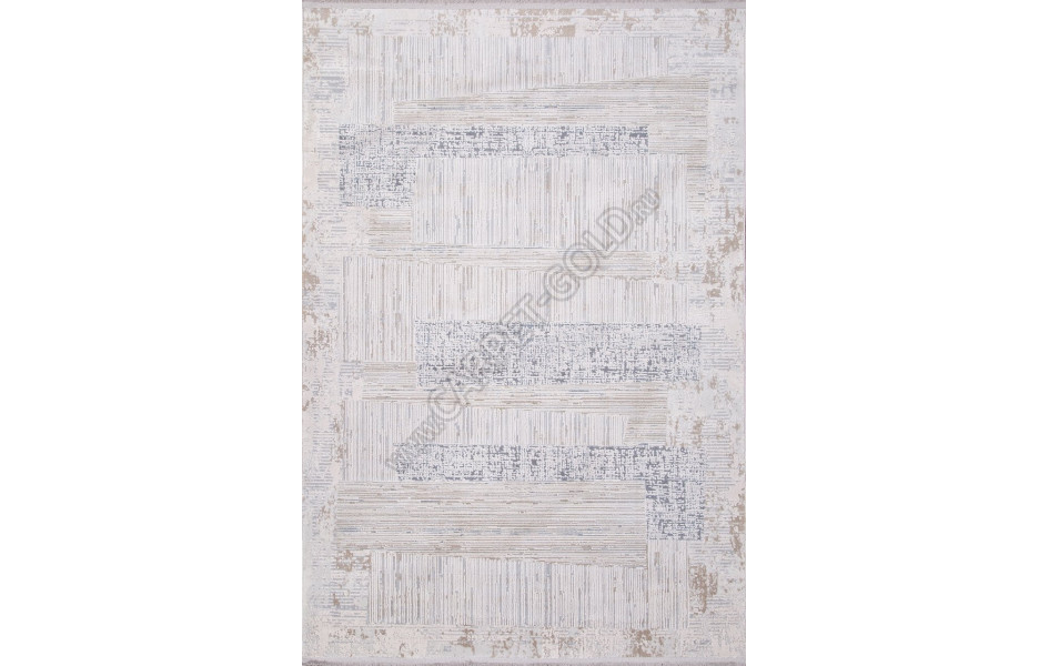 Ковер C558AC - BEIGE / GREY - Прямоугольник - коллекция PERLA