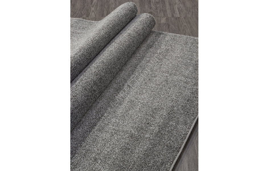 Серый однотонный ковер T600 - GRAY - Прямоугольник - коллекция SOFIA