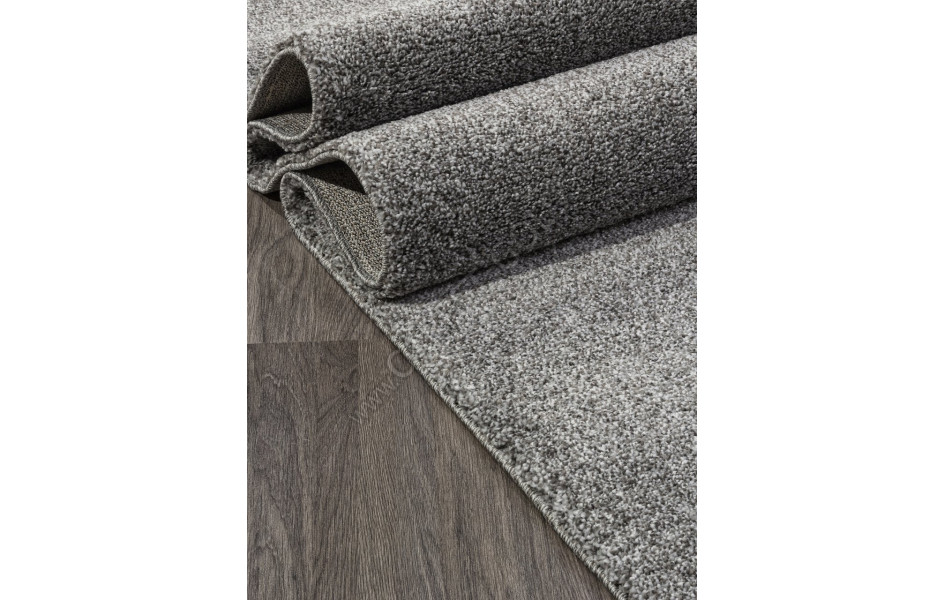 Серый однотонный ковер T600 - GRAY - Прямоугольник - коллекция SOFIA