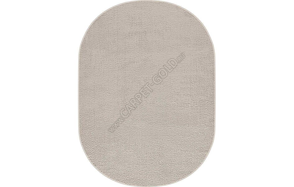 Ковер белорусский Шегги Микрофибра 11001 OVAL 53 овальный