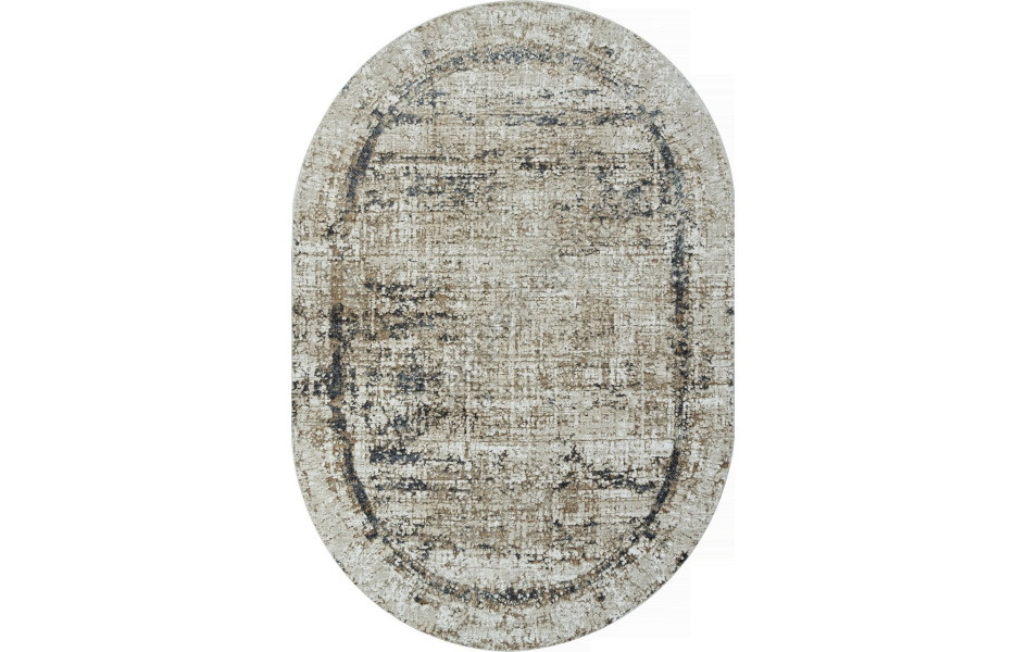 Ковер 02467F - BEIGE / GOLF - Овал - коллекция SAFARI