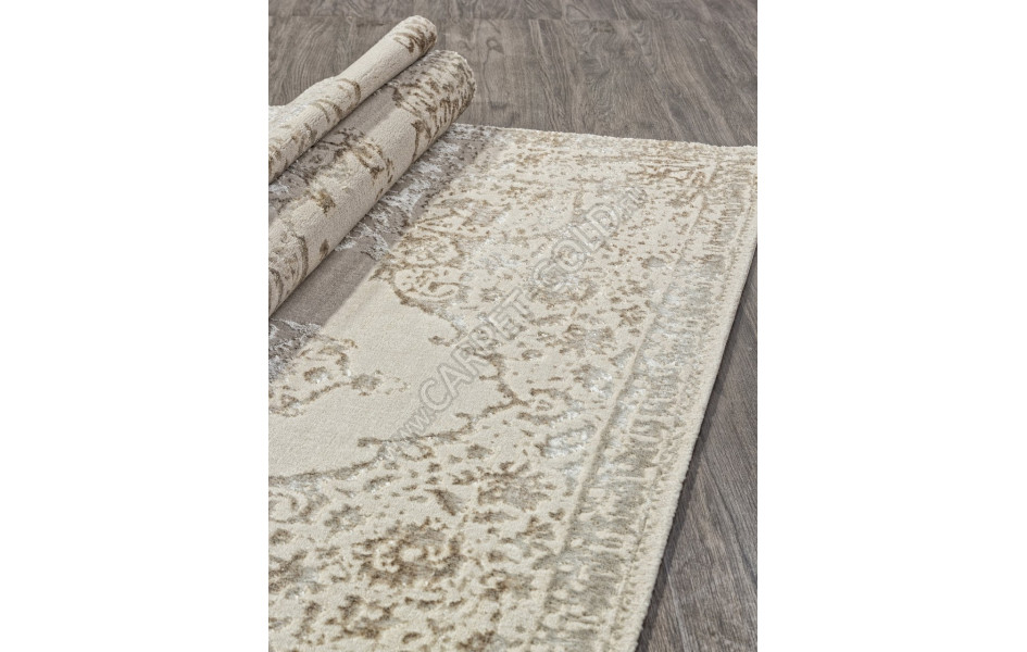 Ковер 02469F - BEIGE / GOLF - Прямоугольник - коллекция SAFARI