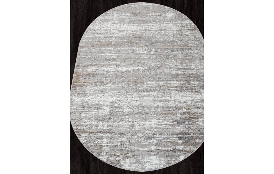 Ковер 00741A - GREY / GREY - Овал - коллекция PARADIZE