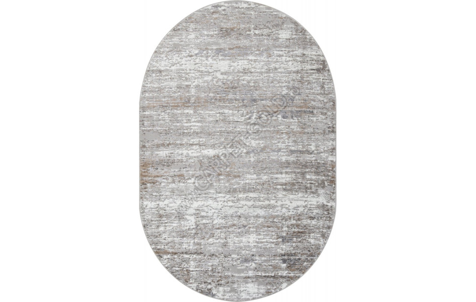 Ковер 00741A - GREY / GREY - Овал - коллекция PARADIZE