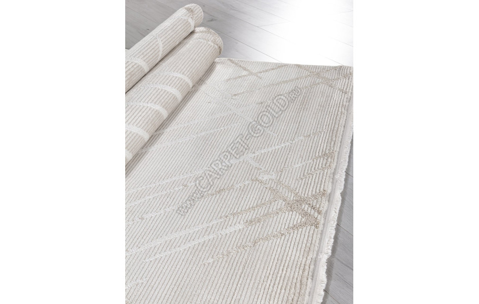 Ковер 26825A - CREAM / MINK - Прямоугольник - коллекция RUBI