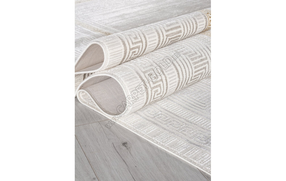 Ковер 31848A - CREAM / WHITE - Прямоугольник - коллекция SHINE
