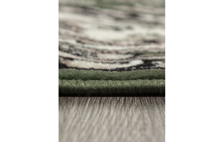 Ковер D411 - GREEN - Овал - коллекция GAVANA