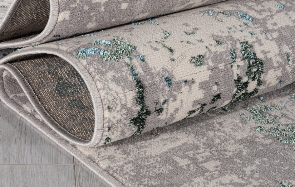 Ковер F477 - GRAY-BLUE - Прямоугольник - коллекция LIMAN